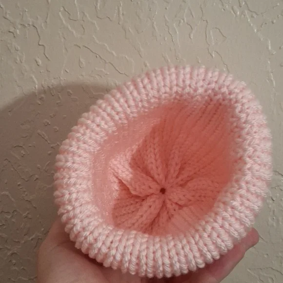 Handmade Knitted Baby Hat - Picture 3 of 4